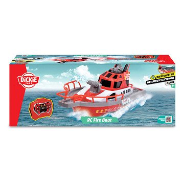 Dickie RC Remote Control Fire Boat, RTR