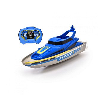 Dickie RC Remote Control Police Boat RTR