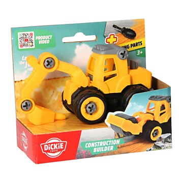 Dickie Construction Builder Work Vehicle Crane with Drill