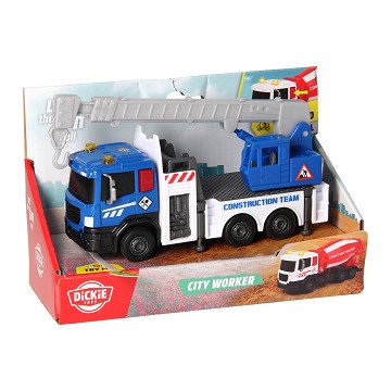 Dickie City Worker Truck with Crane