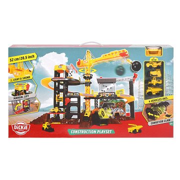 Dickie Construction Garage with Crane