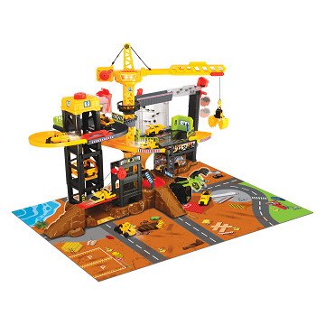 Dickie Construction Garage with Crane