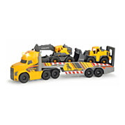 Dickie Mack/Volvo Transporter with Work Vehicles