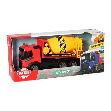 Dickie City Truck – Betonmischer-LKW Rot