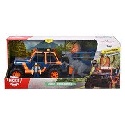 Dickie Dino Jeep with Trailer Playset