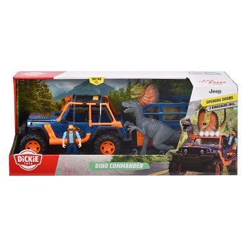 Dickie Dino Jeep with Trailer Playset