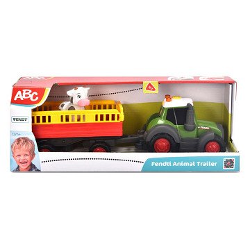 ABC Fendti Tractor met Trailer en Dier