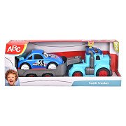 Dickie ABC Teddi Trucker Transporter with Race Car