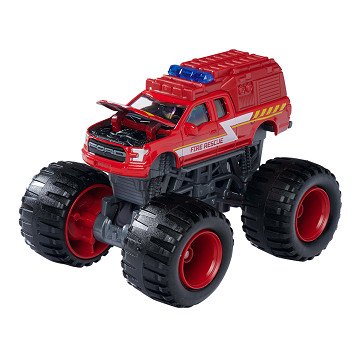 Majorette Monster Rockerz Monster Truck - Fire Department