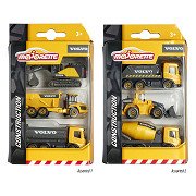 Majorette Volvo Work Vehicles, 3 pcs.