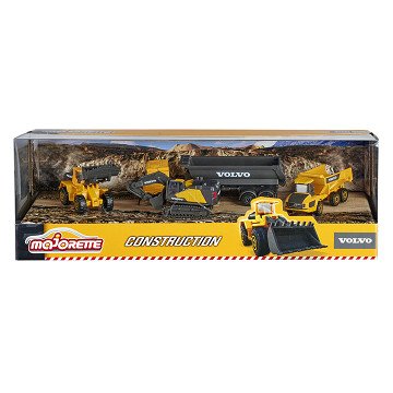 Majorette Volvo Work Vehicles Gift Pack, 4 pcs.