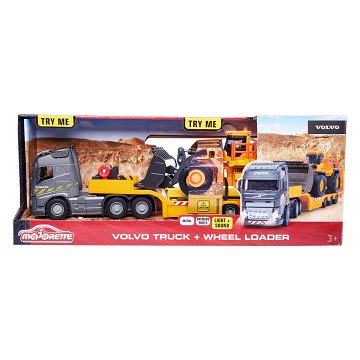 Majorette Volvo Vrachtwagen met Shovel