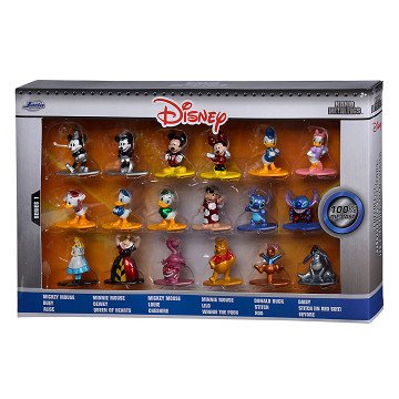 Jada Toys Disney Nano Wave 1 Sammelfiguren, 18 Stück.