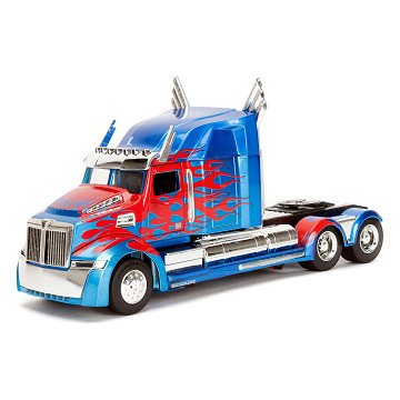 Jada Transformers T5 Optimus Prime Vrachtwagen 1:24