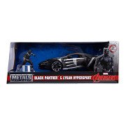 Jada Die-Cast Avengers Black Panther with Car 1:24