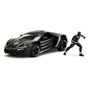 Jada Die-Cast Avengers Black Panther mit Auto 1:24