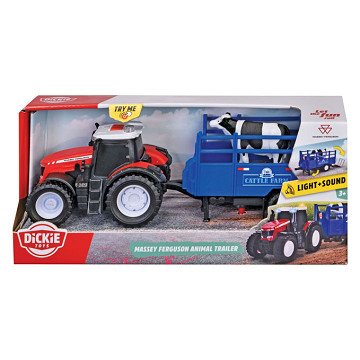 Dickie Massey Ferguson Tractor with Animal Trailer