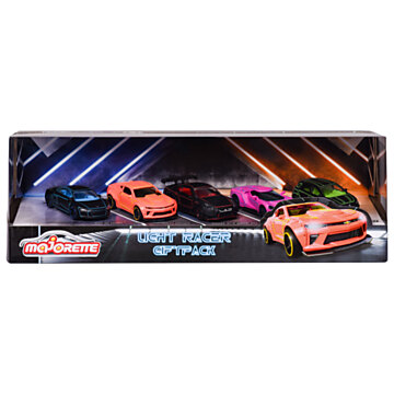 Majorette Light Racers Cars Giftpack, 5 pcs.