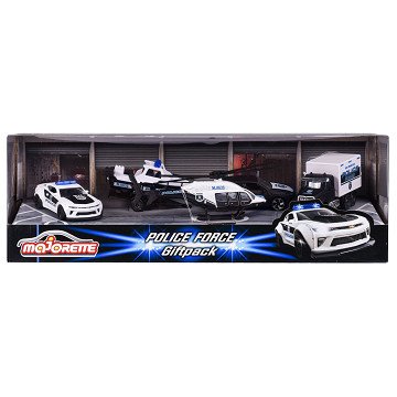 Majorette Police Force Cars Giftpack, 4pcs.