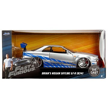 Jada Die-Cast Fast & Furious 2002 Nissan Skyline 1:24