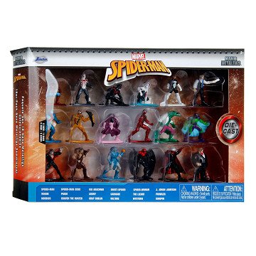 Jada Die-Cast Marvel Multi Pack Nano Action Figures Wave 9, 18 pcs.