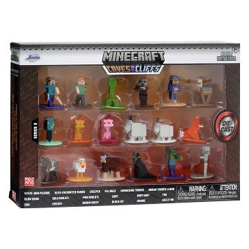 Jada Die-Cast Minecraft Multi Pack Nano Action Figures - Wave 8