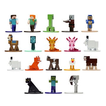 Jada Die-Cast Minecraft Multipack Nano-Actionfiguren – Welle 8