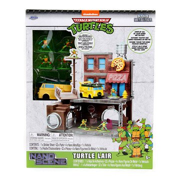 Jada Metalfigs Headquarters Teenage Mutant Ninja Turtles Playset