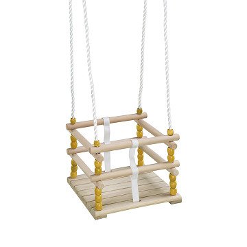 HUDORA Wooden Baby Swing
