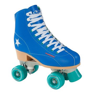 HUDORA Disco Roller Skates Blue/Mint Green, size 35