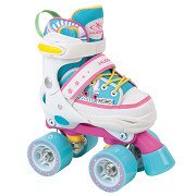 HUDORA Verstellbare Rollschuhe Skate Wonders, Größe 32-35