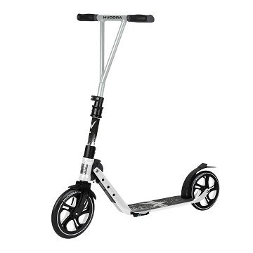 HUDORA BIG Wheel 230 Step with V-shaped Handlebar - White