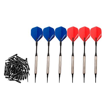 HUDORA Softdart for Electronic Dartboard, 6pcs.