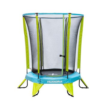 HUDORA Kindertrampolin mit Sicherheitsnetz, 140 cm.