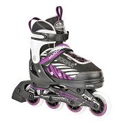 HUDORA Inline Skates Mia Schwarz/Lila, Größe 37-40