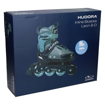 HUDORA Skeelers Leon 2.0 Ocean Blauw, Maat 33-36