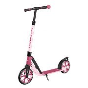 HUDORA BigWheel 205 Step, met/zonder kabelslot, stabiele aluminium step, in hoogte verstelbare en inklapbare stadsstep met standaard, voor kinderen en volwassenen, tot 100 kg