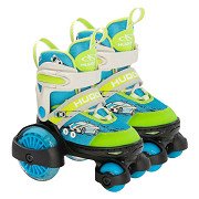 HUDORA Rolschaatsen My First Quad LED Auto, Maat 30-33
