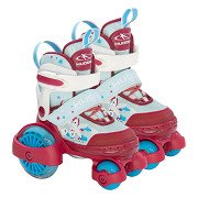 HUDORA Rollschuhe My First Quad LED Einhorn, Größe 30-33