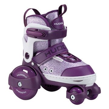 HUDORA Rolschaatsen My First Quad Paars, Maat 26-29