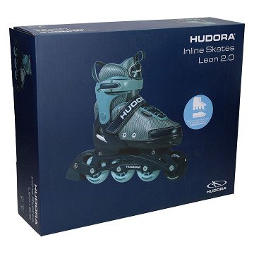 HUDORA Inline Skeelers Leon 2.0 Ocean, Maat 29-32