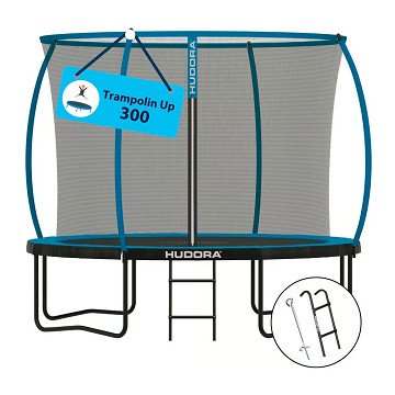 HUDORA Trampoline Up 300 - Blue
