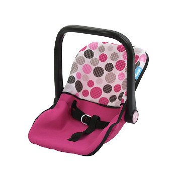 Hauck Poppen Maxi Cosi Car Seat Pink with Dots Thimble Toys