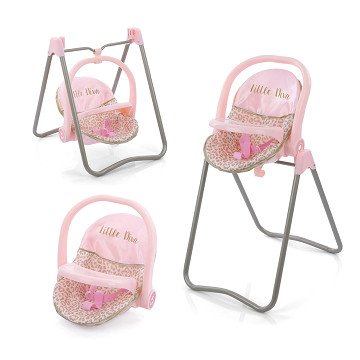 Hauck Little Diva Poppenstoel 3in1