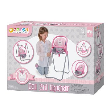 Hauck Luxuspuppenset 3in1 Einhorn