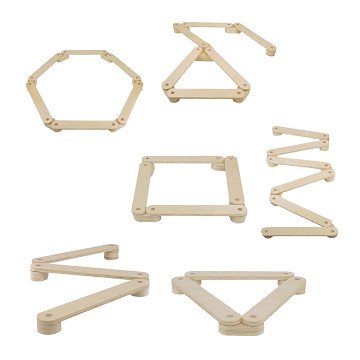 Houten Balanscircuitset, 15dlg.