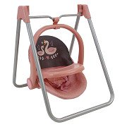 3-in-1 Doll Chair, Swing, Car Seat - Swan