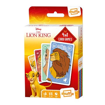 Lion King 4in1 Shuffle Card Game