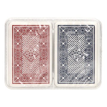 Ace Patience Red and Blue Mini Double Deck