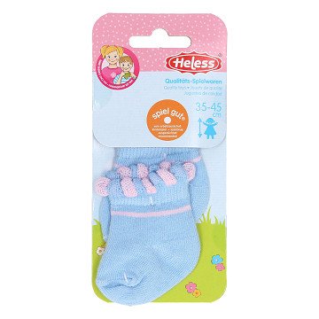 Doll socks - Blue, 35-46 cm